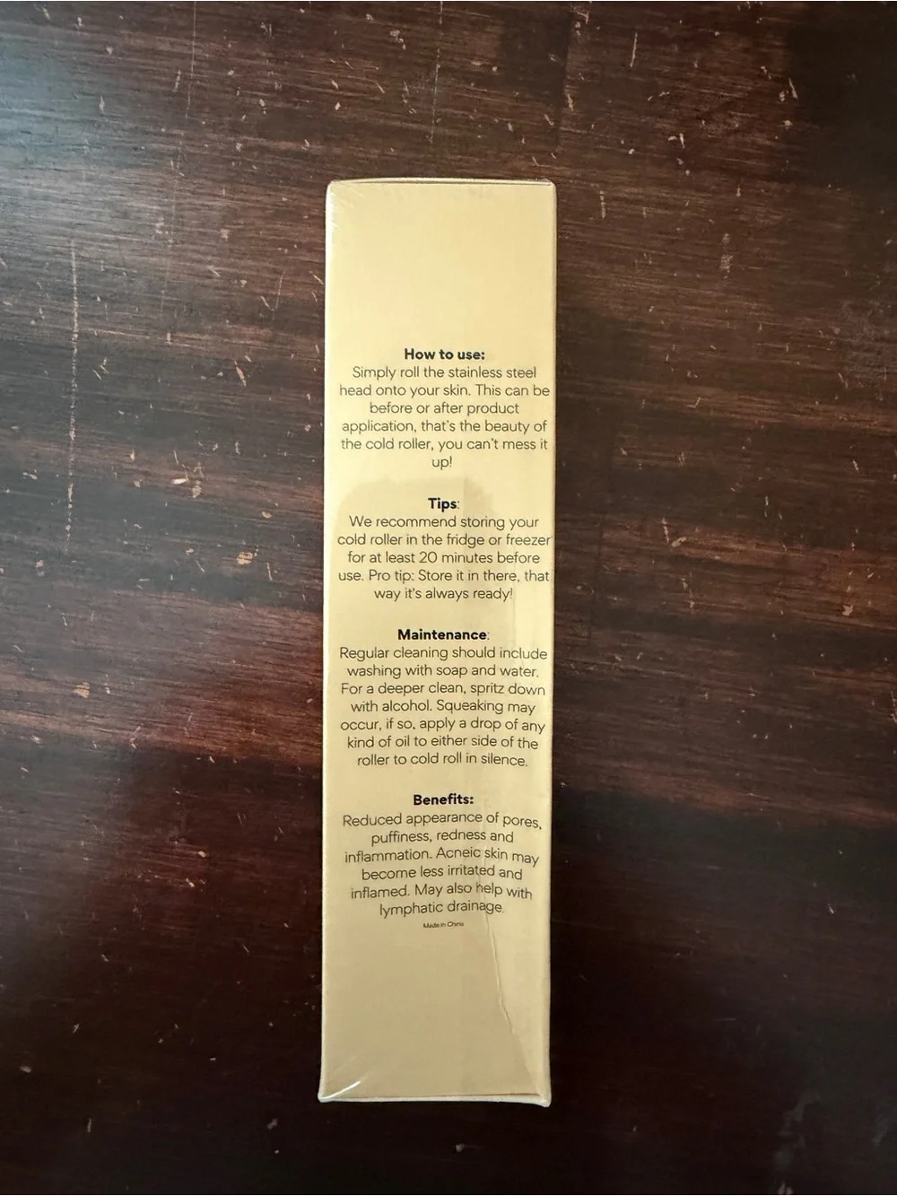 Glow skincare mini cold roller